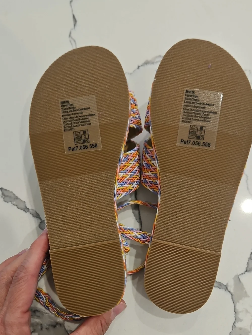 Janie and Jack Multicolor Braided-Strap Sandals
